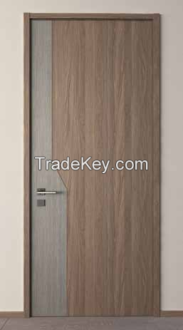 Perfetto interior solid wood Flush door with good design