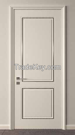 Perfetto classic white french style house room carved paint wood door