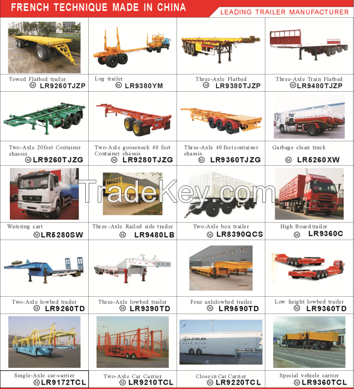 Semi Trailer, Truck Trailer, Trailer, Flat Bed, Low Bed, Tipper, Dumper, Car Carrier, Container Transport