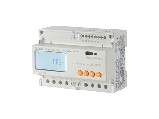 three phase energy meter with 3 split current transformers
