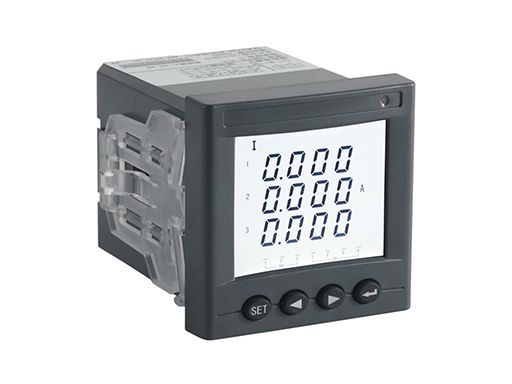 three phase ammeter with alarm and LED display