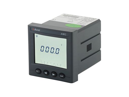 single phase programmable voltmeter with analog output and alarm