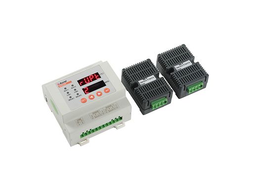 DIN rail installation temperature and humidity controller with sensors