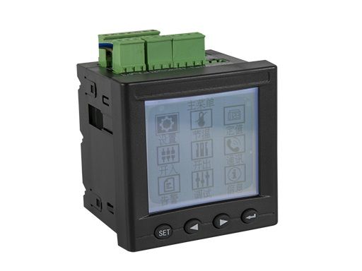 temperature monitoring and display unit for substation