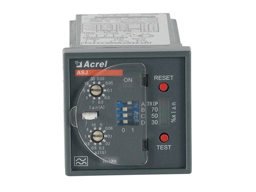 AC type residual current relay with over-current alarm
