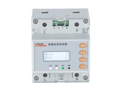 single phase current measurement and fault arc detector for power safety