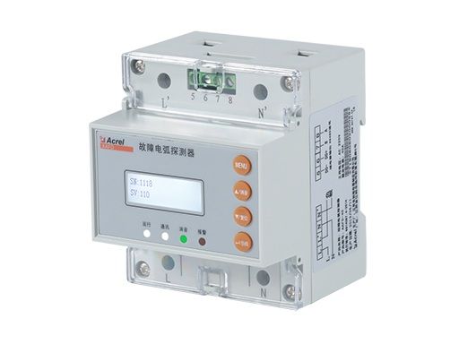 single phase current measurement and fault arc detector for power safety