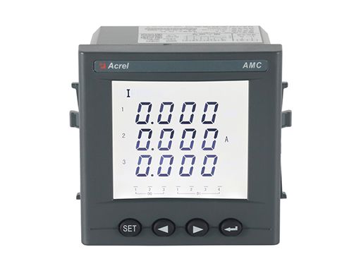 Acrel three phase ammeter with lcd display 4-20mA output