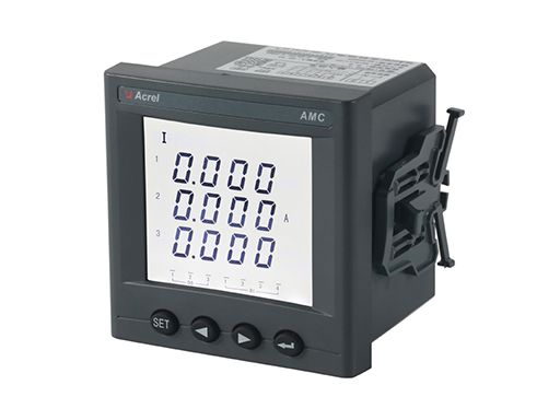 Acrel three phase ammeter with lcd display 4-20mA output