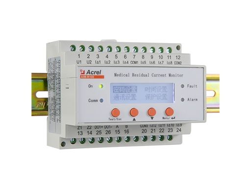 Acrel AIM-R100 residual current monitoring device in TN-S system
