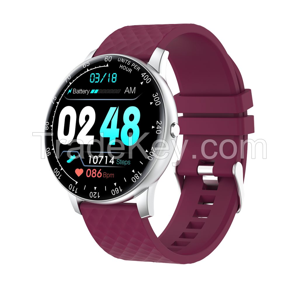 2020 Latest Smartwatch Full Touch Screen Sport Wristwatch Multi-Function Custom Logo