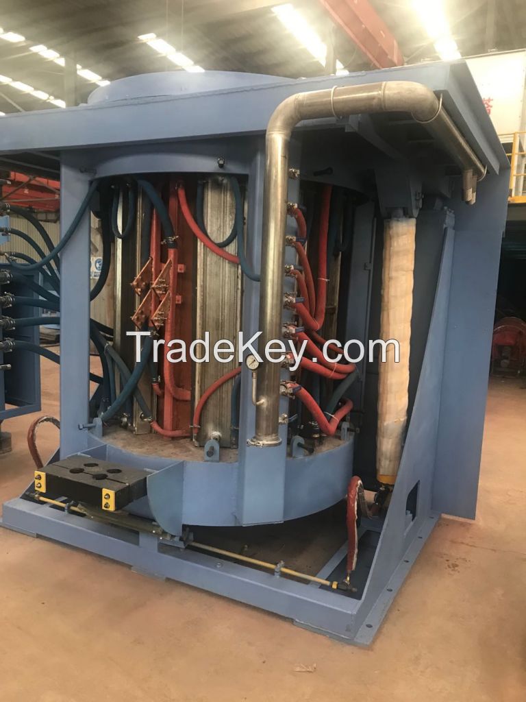 Steel Shell induction  furnace for Melting steel scrap