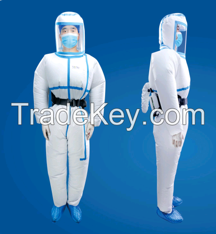 Medical positive pressure protective clothing