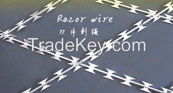 Barbed wire / razor wire / viper net / barbed wire rolling cage