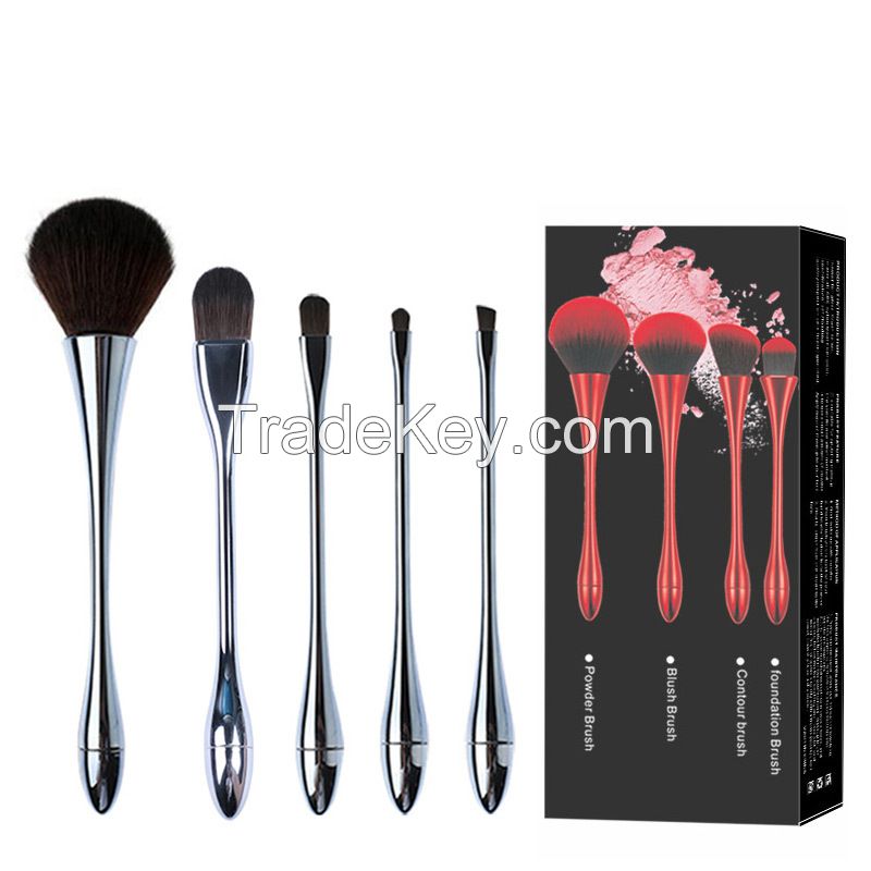 5pcs makeup brushes kit