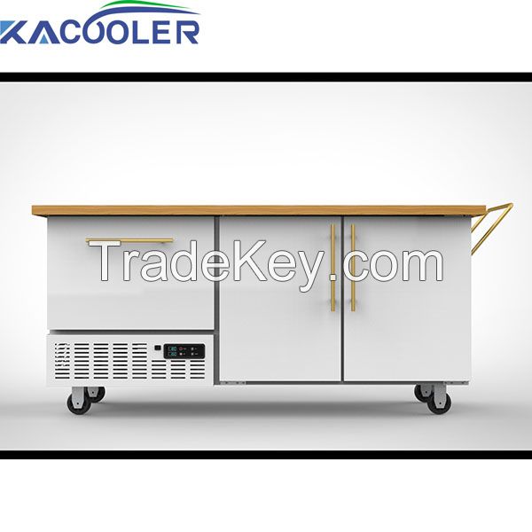 Mobile fridge freezer 400 liter Drawer/Door DC 12V/24V Built in Batter