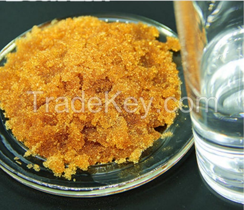 Ion exchange water treatment chemicals strong acid cation softener resin gel resin