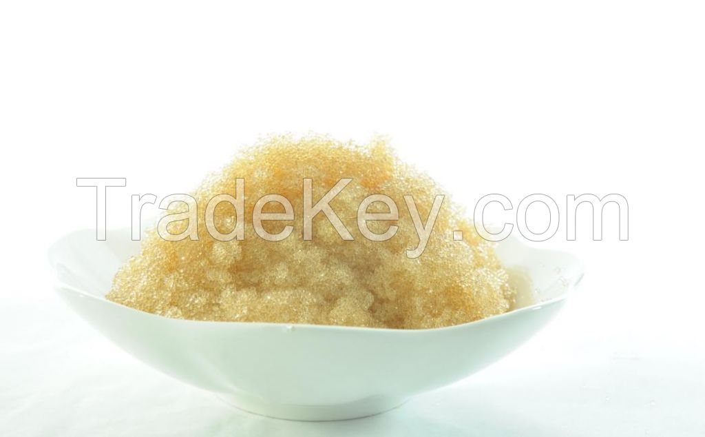 001x7 water soluble polystyrene strong acid cation resin