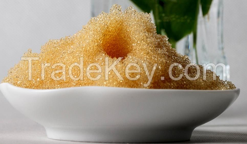 7% cross link food grade water softening cation ion exchange resin C100E