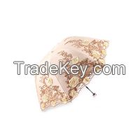 Embroidered umbrella