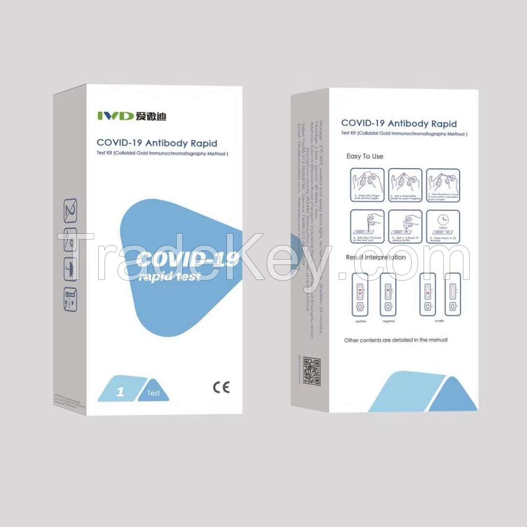COVID-19 rapid Test kits with CE