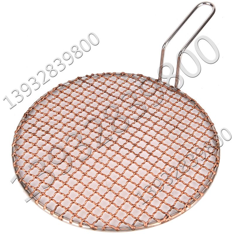 SQUARE HOLE COPPER CRIMPED WIRE MESH WELDED BBQ GRILL