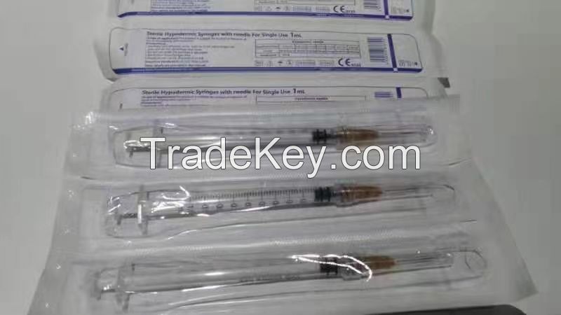 sterile syringes, injector with needles