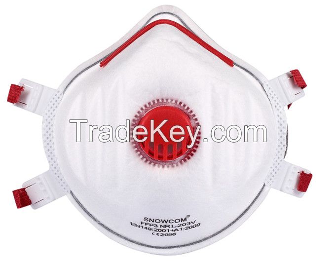 Niosh Approved Cup Type N95 Mask with Valve
