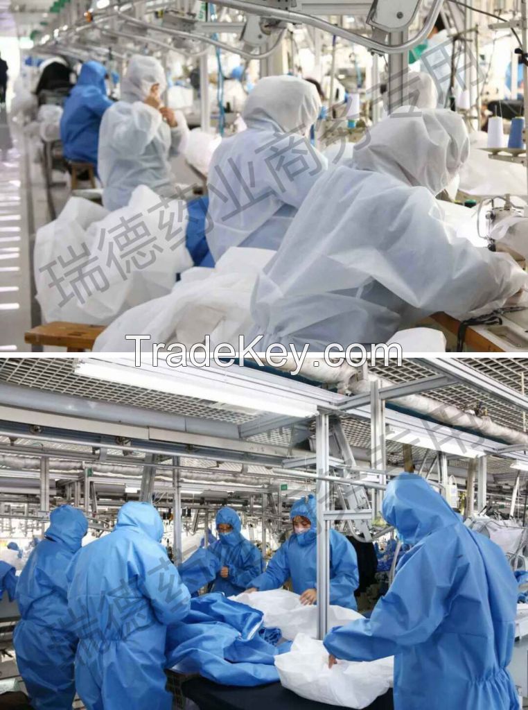 Waterproof full body protection medical disposable Isolation Gown