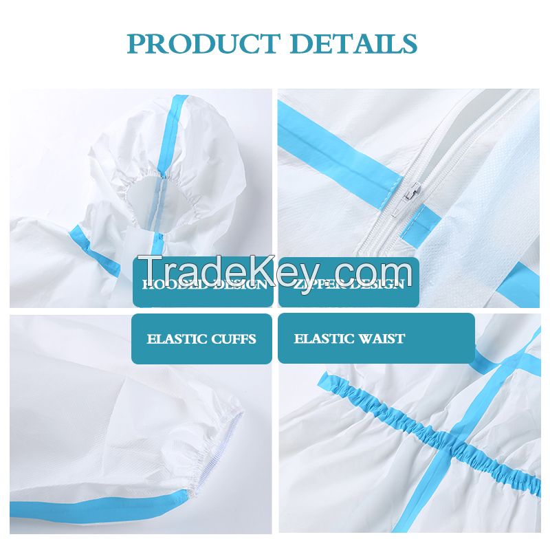 Disposable coverall suit PEE Protective coverall