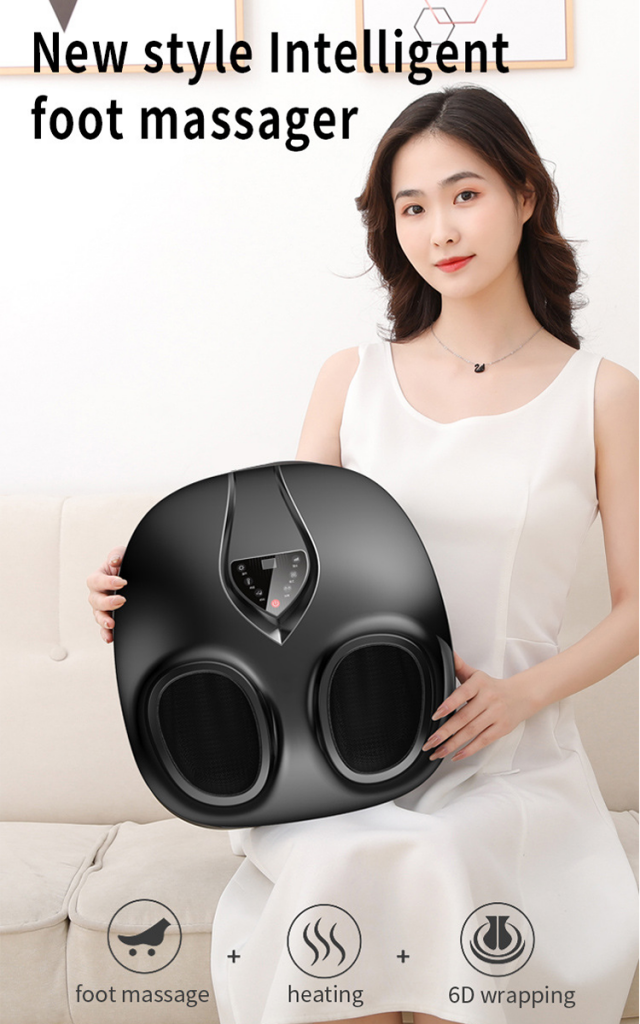 4D Coverage Air Bag Electric Foot Massager Foot Spa Smart Automatic Kneading Pinching Portable Foot Massager