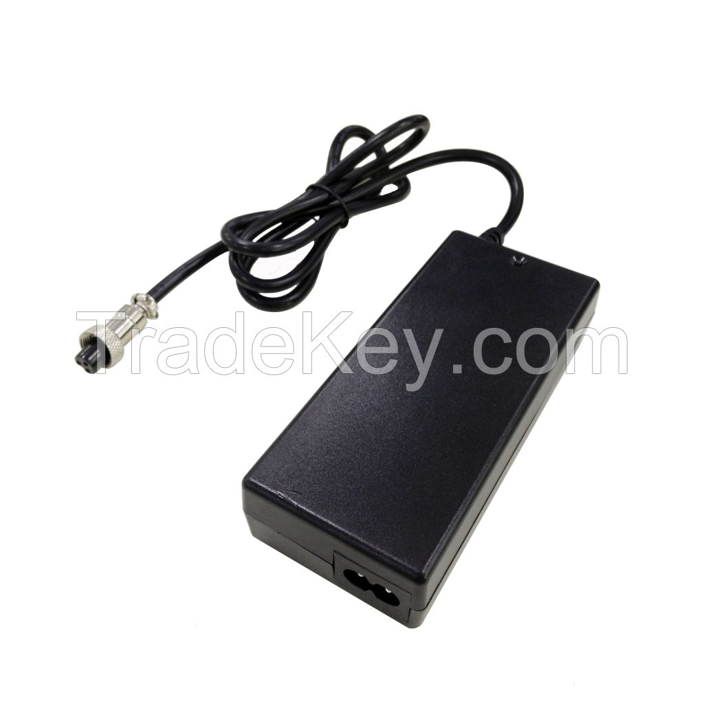 Lead acid battery charger 80W & 14.6V 5A, 29.2V 2.5A, 43.8V 1.5A, 58.4V 1A fast charger quick ebike scooter drone adapter