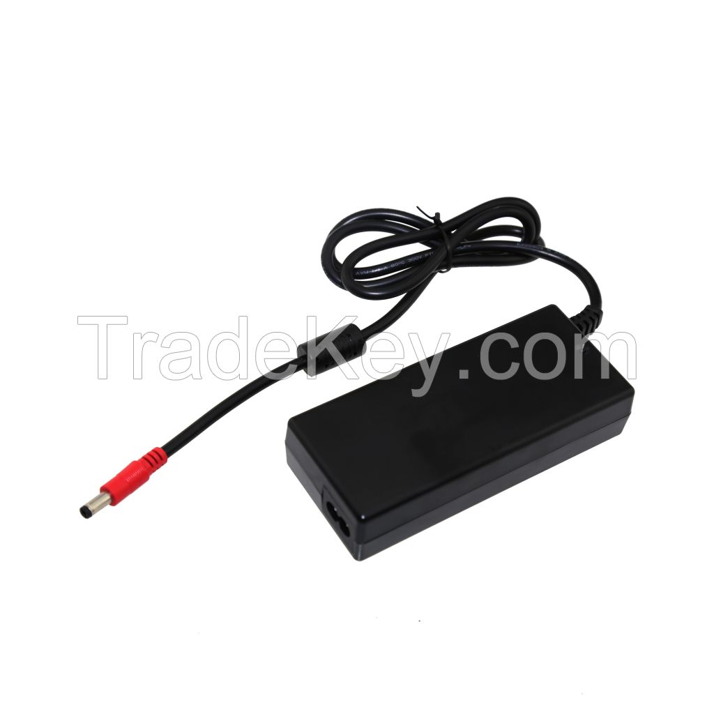 Fast charger Li-ion Lithium battery charger 80W & 12.6V 6.3A, 25.2V 3.2A, 29.4V 2.5A quick charger ebike scooter drone adapter