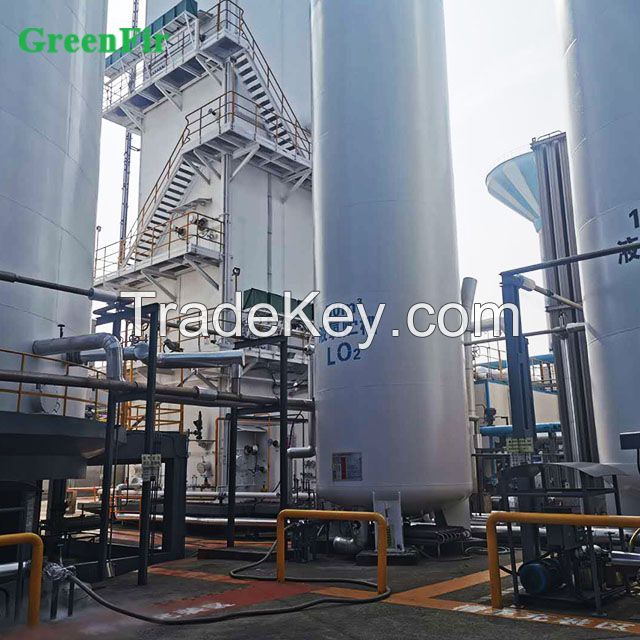 Air separation plant liquid oxygen nitrogen for medical or industrial use