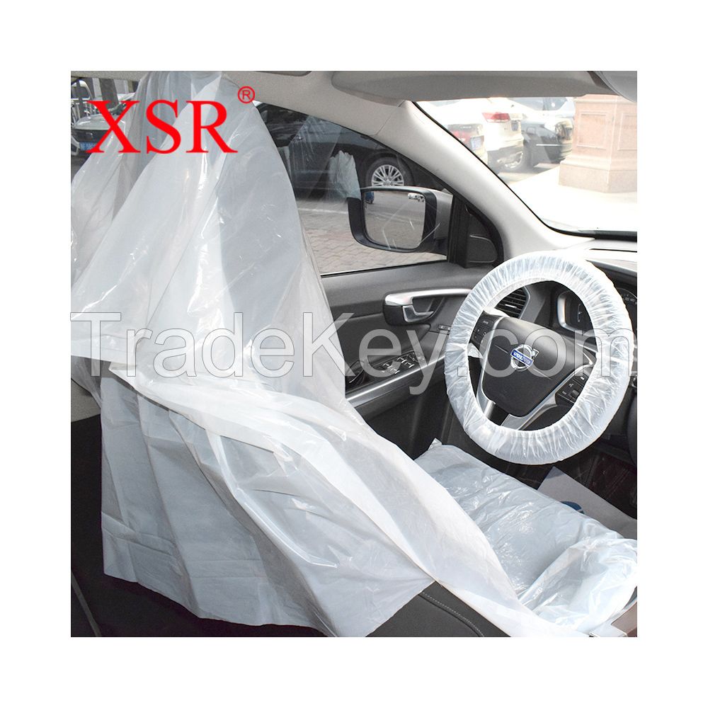 Disposable plastic waterproof car steering wheel cover