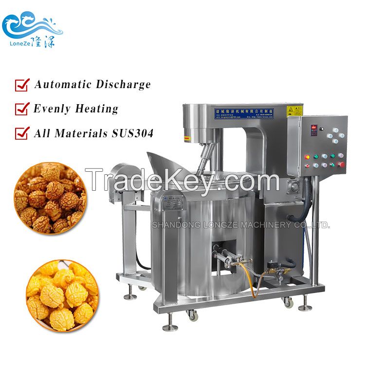 Industrial Popcorn Machine Suppliers/Commercial 100L Popcorn Popper Ma