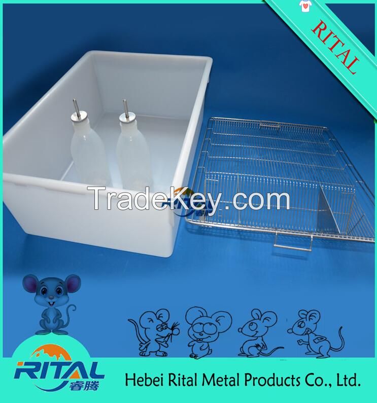 Plastic and metal Material and Rodent Breeding Tubs Bottles cages