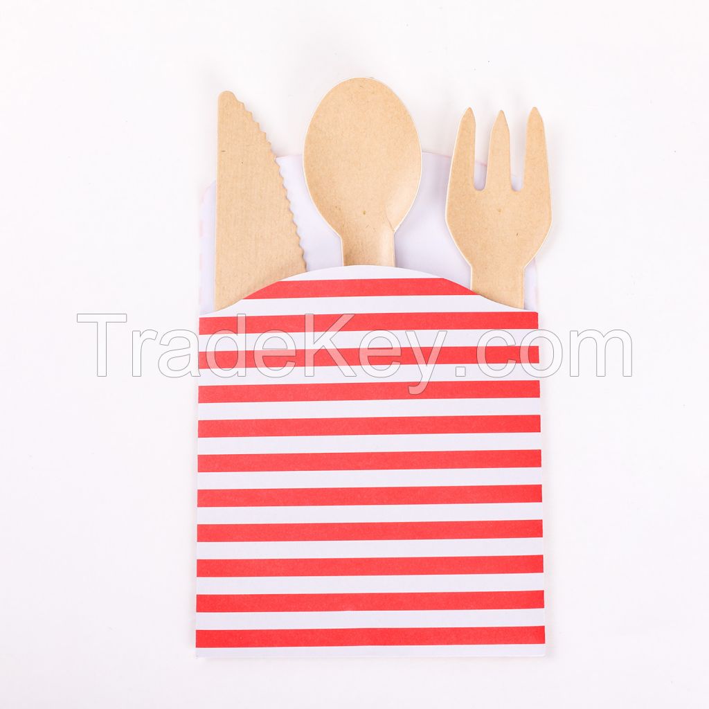 Compostable Eco-friendly Cardboard Paper Cutlery spoon 2000pcs/carton 
