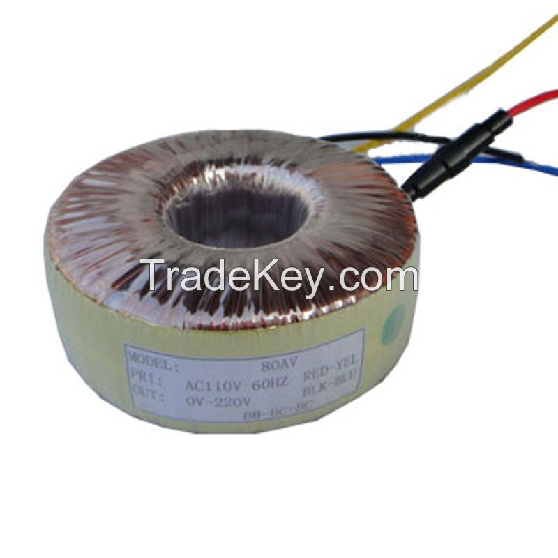 Toroidal Power Supply Ring Type Step Down Audio Transformer