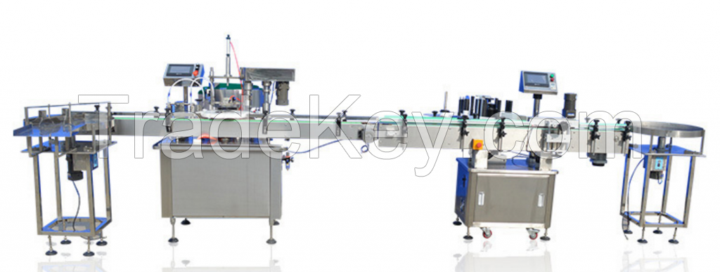 Hot Sales Bottle Filling Capping Labeling Machine For Liquid Cream