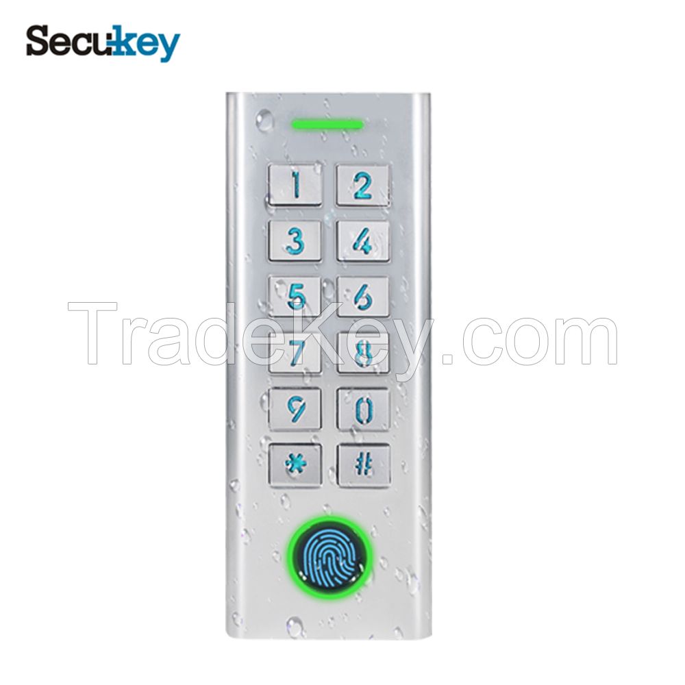 Home/Office smart door lock biometric device price with capacitive fingerprint sensor 