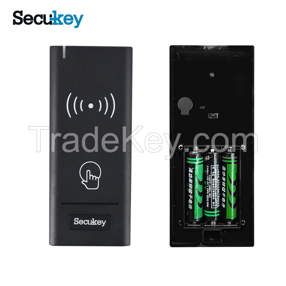 New product Battery Powered Wireless Card switch rfid Reader