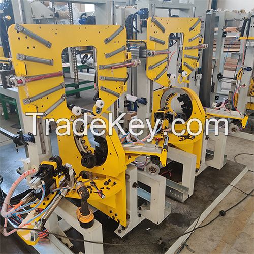 Double-station automatic tire bead wrapping machine