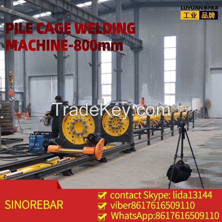 china made pile cage welding machine 800mm