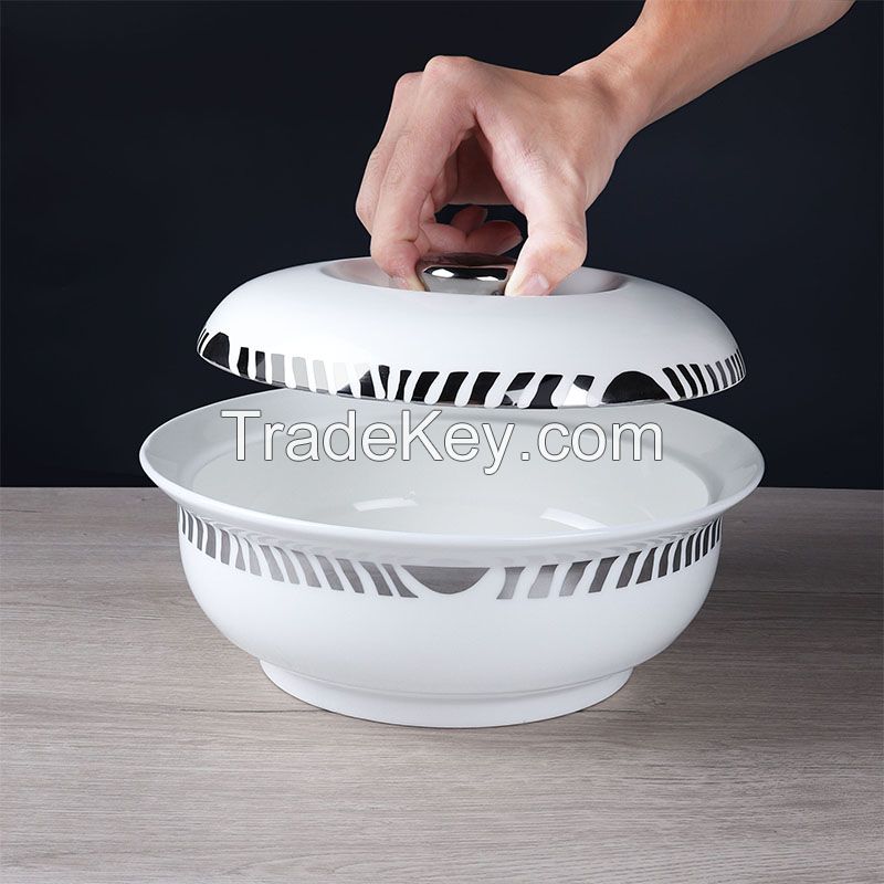 Porcelain Electroplate Dinnerware Sets