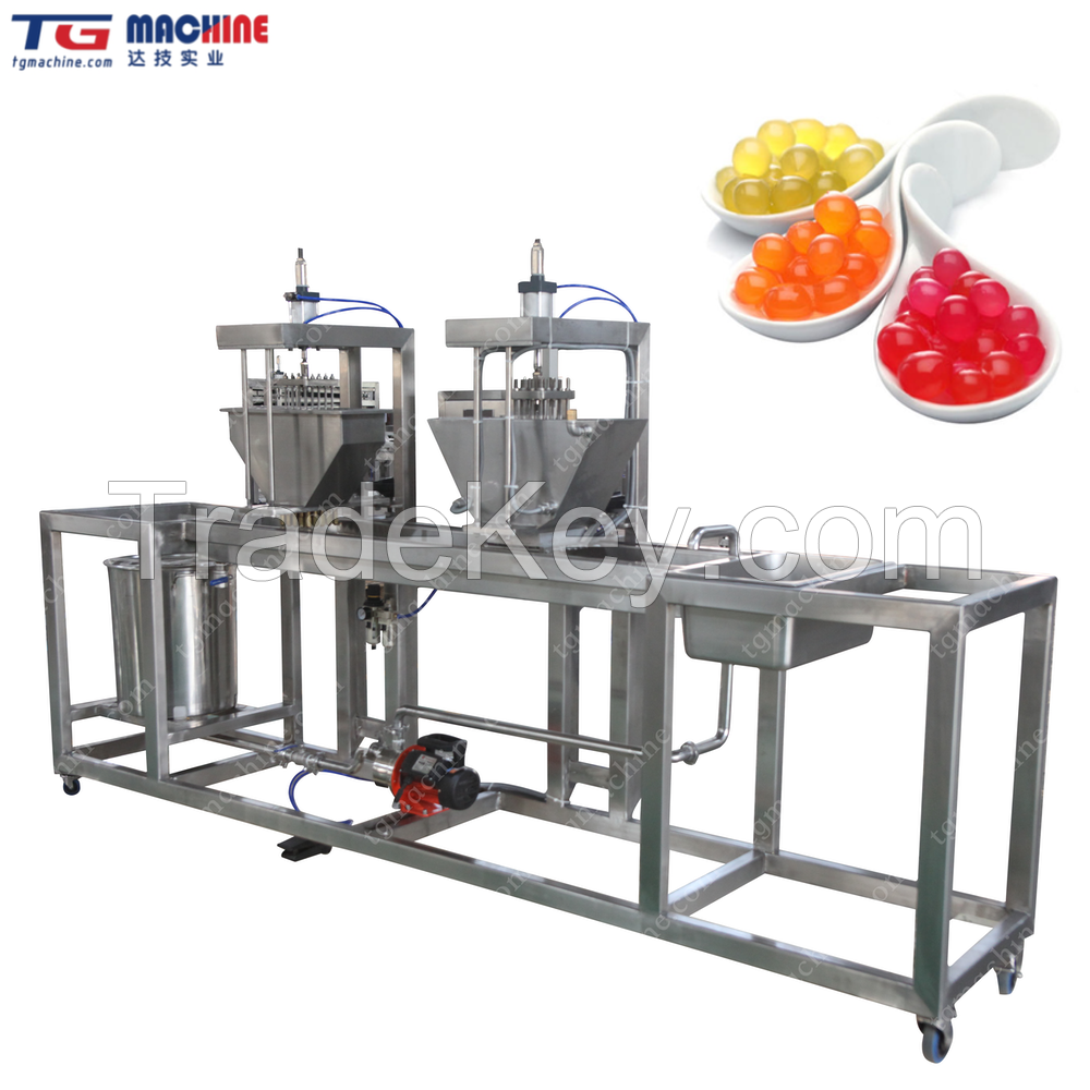 China shanghai full automatic popping boba fruit juice boba agar boba processing line
