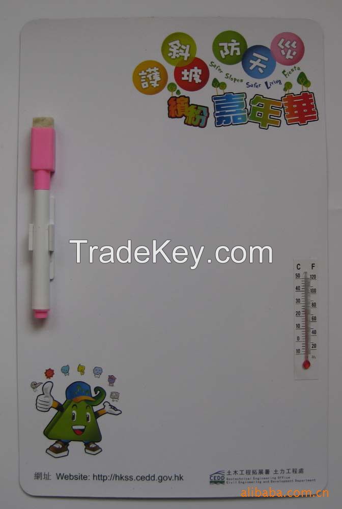 promotional fridge magnet writing board magnetic writing board