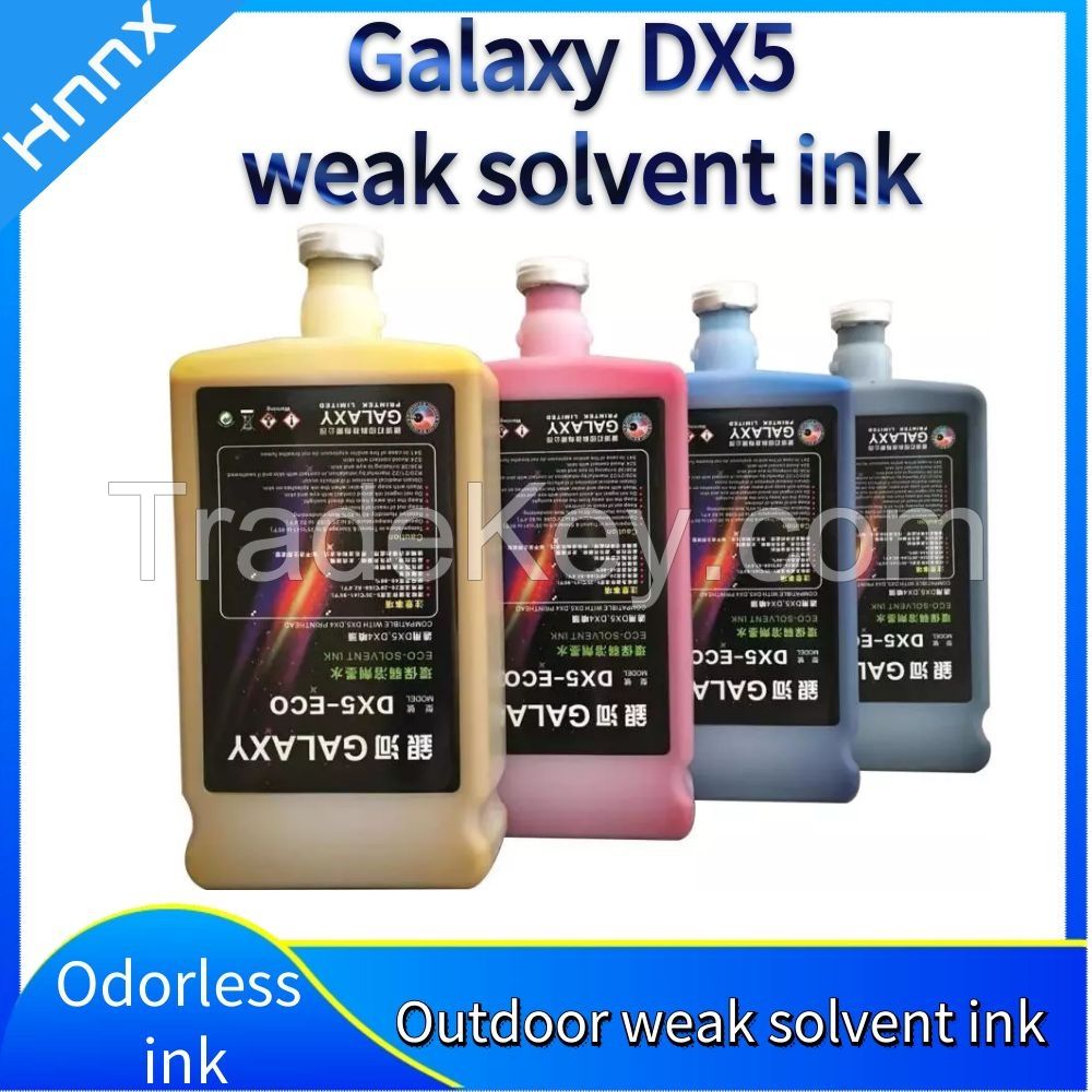 Weak solvent ink GALAXY Epson outdoor DX5 printer ink