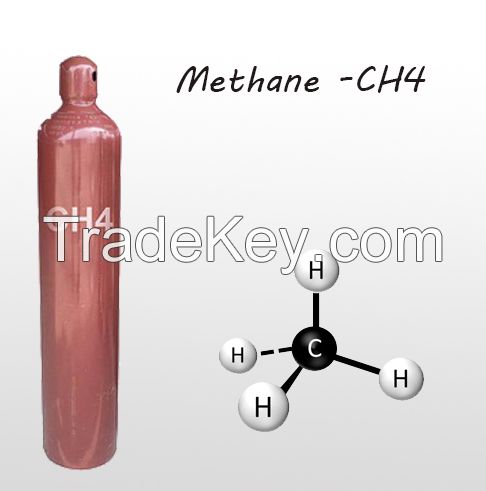 Good quality Methane CH4 99.9%~99.999% with cylinder on sale 