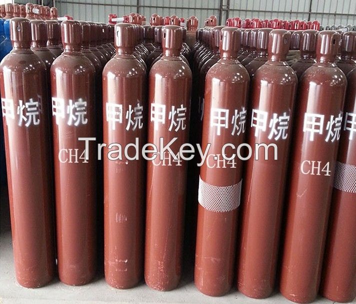 Good quality Methane CH4 99.9%~99.999% with cylinder on sale 